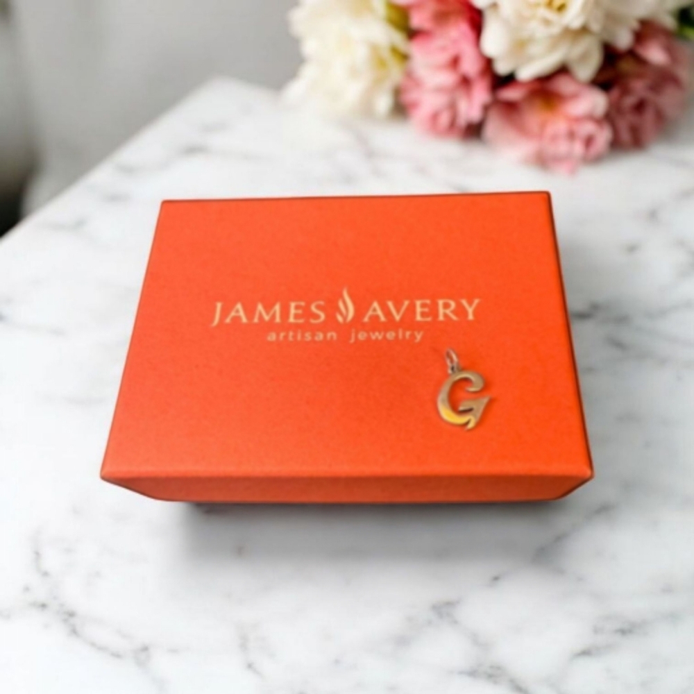 🆕 James Avery Silver Letter "G" Charm